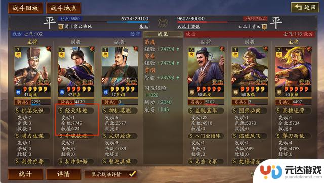 三国志战略版：SP郭嘉的天花板阵容，降级搭配同样能破万