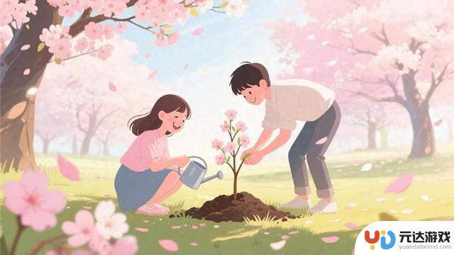 爱你的人会和你一起种樱花